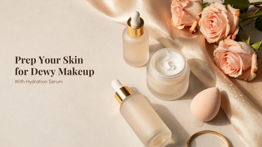 How to Prep Your Skin for Dewy Makeup with Hydration Serum